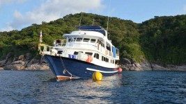 Andaman tritan liveaboard dive boat Similans